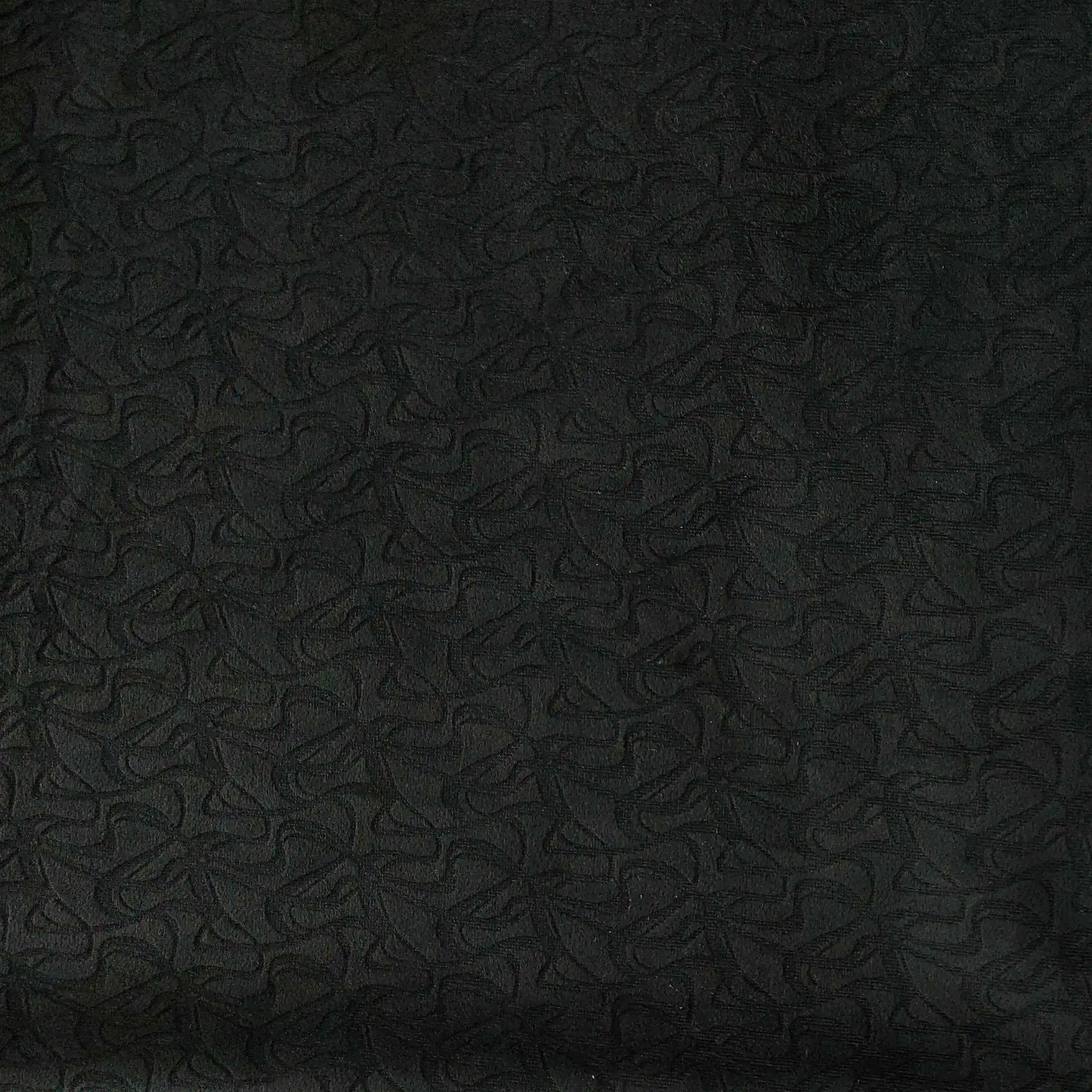 Factory Hot Sale and New Design 100% Polyester Velvet Burnout Fabric with Foam for Car Seat Cover/Sofa Cover/Bus Seat/Furniture