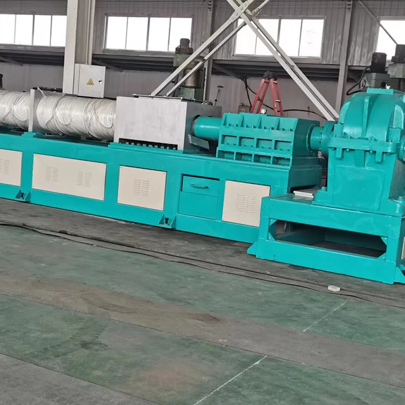Twin screw three granulator waste plastic film woven bag recycling processing and regenerating granulator
