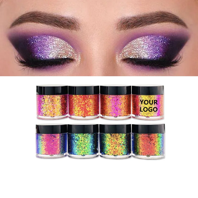 Private Label Cosmetics Halloween Diamond Sequin Eyeshadow Pigment Loose Glitter Powder