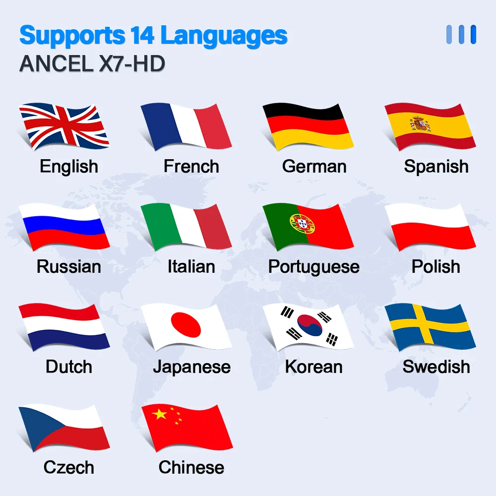 Diagnostic Tools Heavy Duty Truck Ancel X7 HD Automotive Scanner Full System Truck Scanner