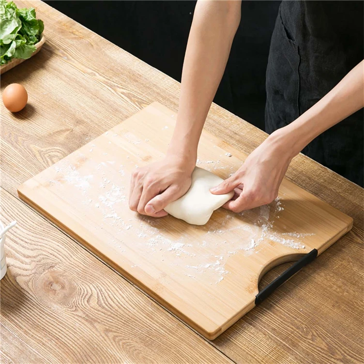 Chopping Wood Boards And Utensils With Strainer Set Good Life Butcher Block Wooden Large Kitchen Bamboo Bread Cutting Board