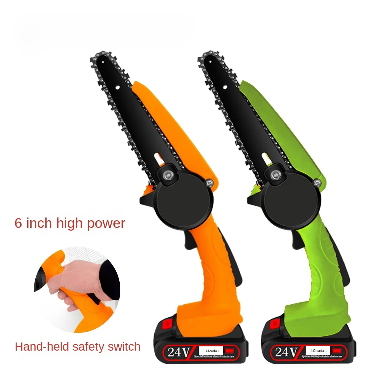 6 Inch Mini Garden Pruning Lithium Electric Chain Saw Household Wood Saw Machine For Sale Brushless Battery Chain Saw
