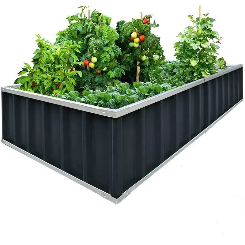 GB9090-H30  DIY customized garden beds Wholesale steel garden beds Modern metal raised beds