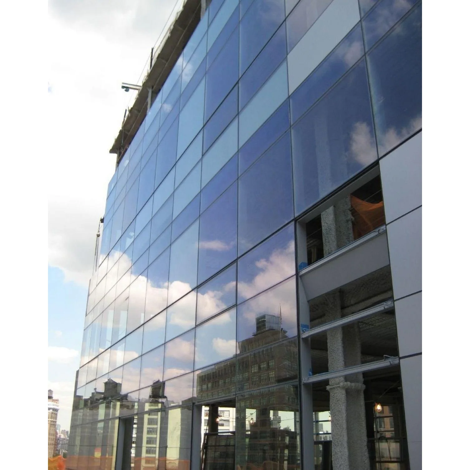 frameless tempered glass curtain wall from china manufacturer