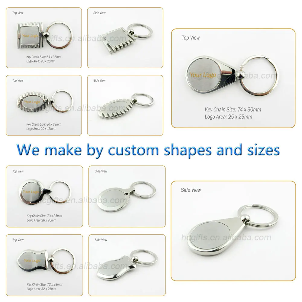 High Quality Blanks Sublimation Metal Key Chain House Shape Keying Factory Wholesale Custom Logo Blank Keychain