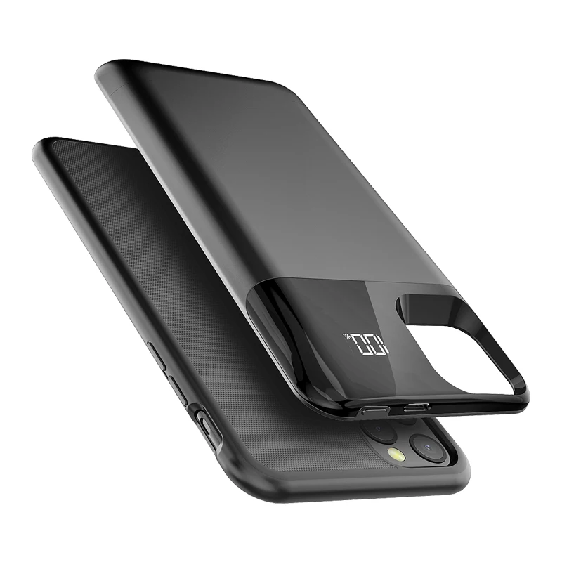 Hot sale 5000mAh Portable Wireless Mobile Charger Power Bank Battery Case for iPhone 11 Pro