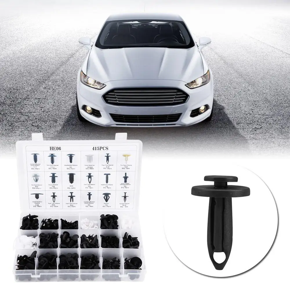 
2019 Wholesale Car Push Pin Rivet Retainer Automotive Trim Clip Panel Body Interior Assortment Kit Car Clip 