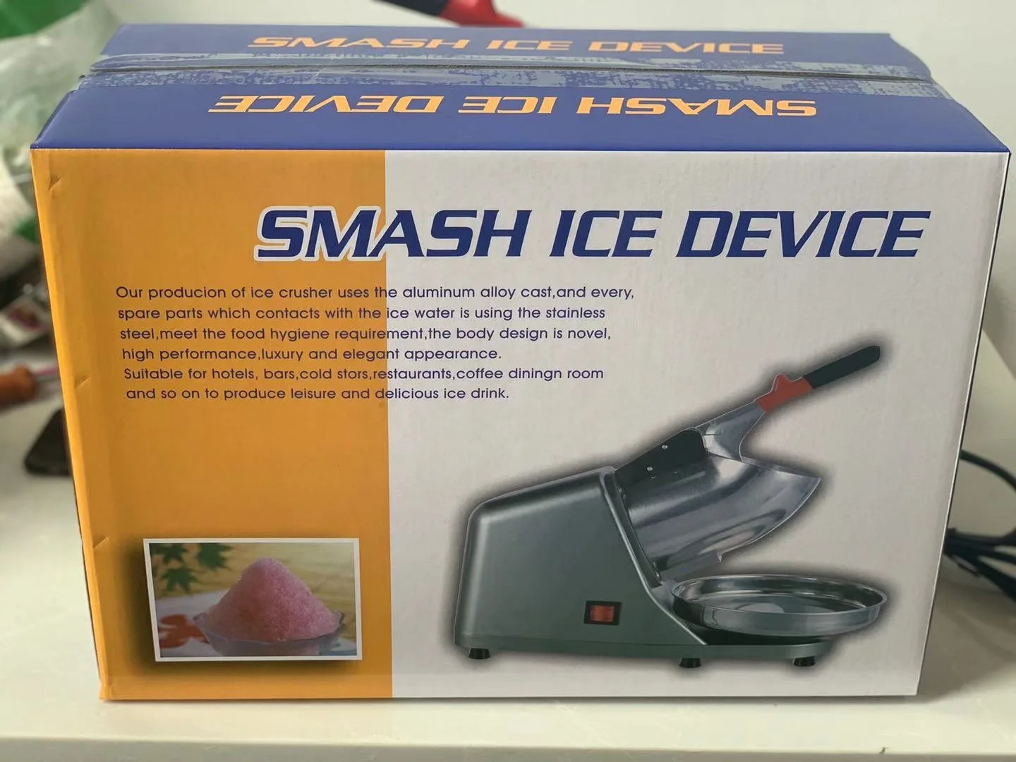 Good Quality Commercial Block Ice Ice Crushing Machine Ce Certification Electric Ice Shaver