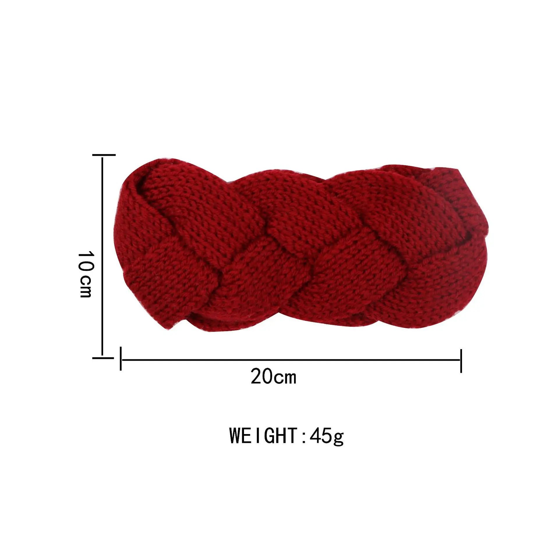 Winter Knitting Headband Braid Weaving Hair Bands Outdoors Warm Wide Knitting Elastic Turban Bandage Bandanas Hair Accessories