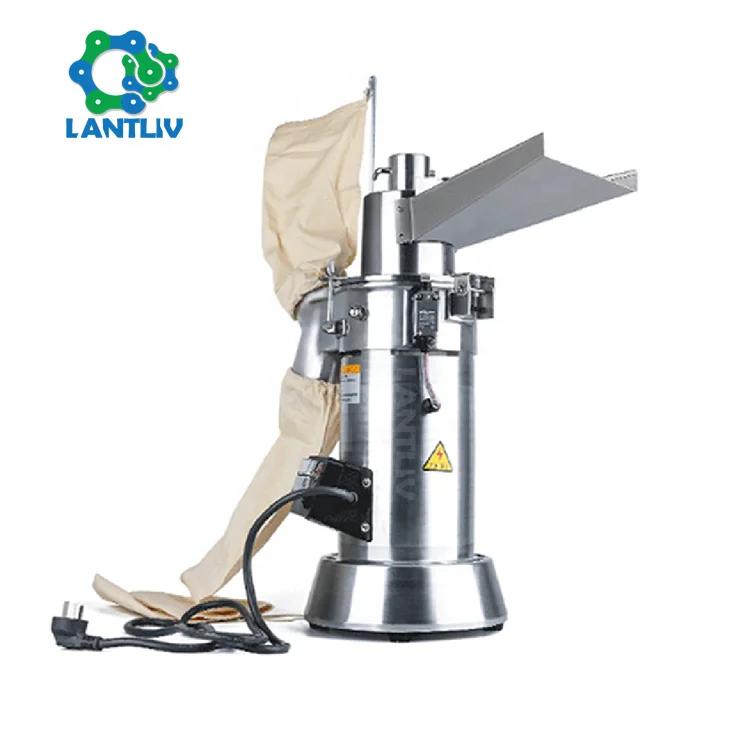 Commercial Electric Foods Herb Milling Grinder Small Fine Powder Grinding Machine Portable Hammer Mill for Spices and Grains