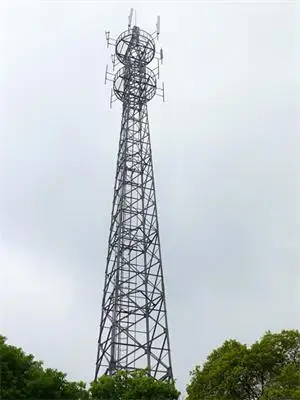 Hot Dip Galvanized 5G Internet Mobile Phone Signal Telecommunication Telecom Angle Steel Tower