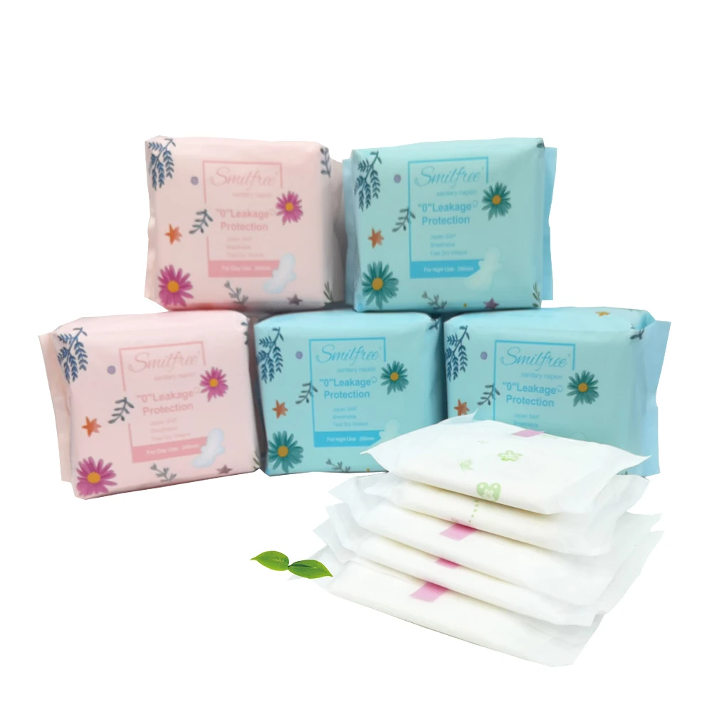 Customized ultra thin and super absorption lady sanitary napkin pad made in china