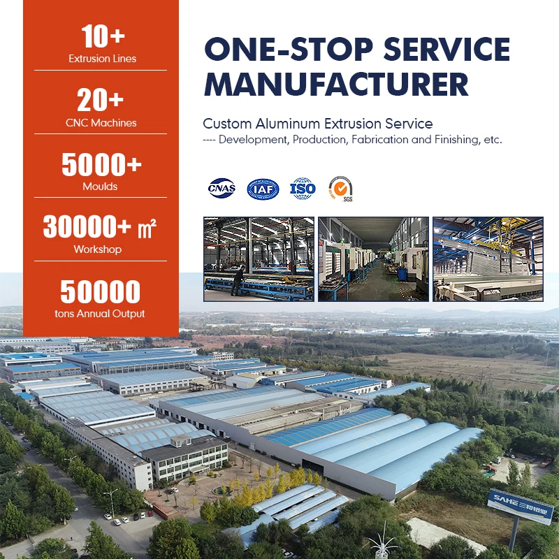 Custom 6000 Series Hard Anodizing Extruded Industrial Extrusion Aluminum Enclosures Profiles