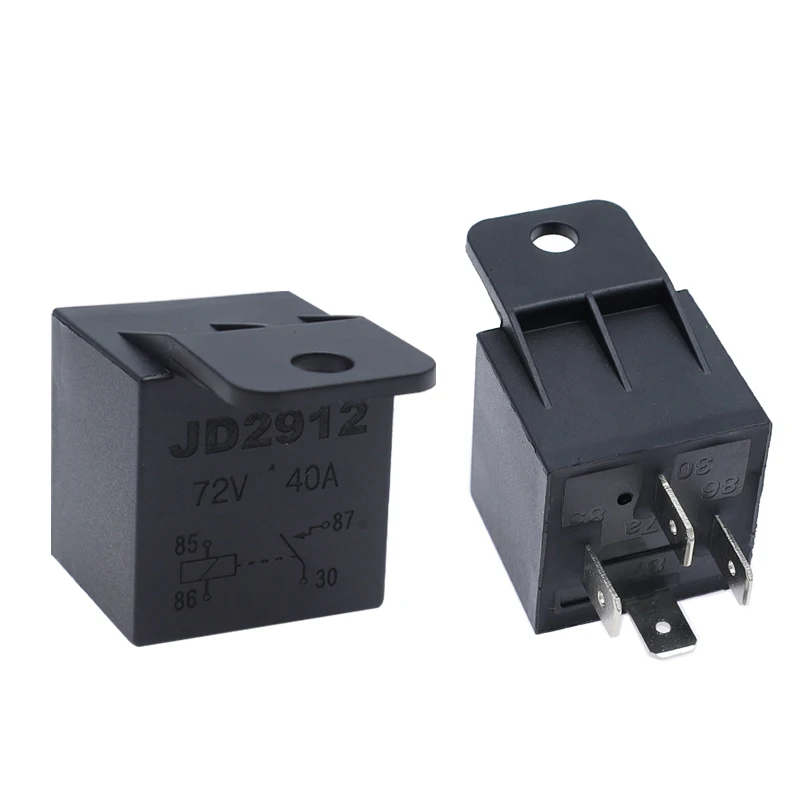Model voltage complete automotive relay supplier JD1912 40a 5V-72V