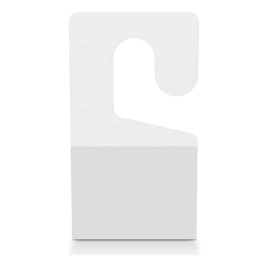 Самоклеящиеся подвесные вкладыши с отверстием для крючка сверхпрочные прозрачные пластиковые бирки крючок магазина розничной торговли дисплей 1000 упаковок