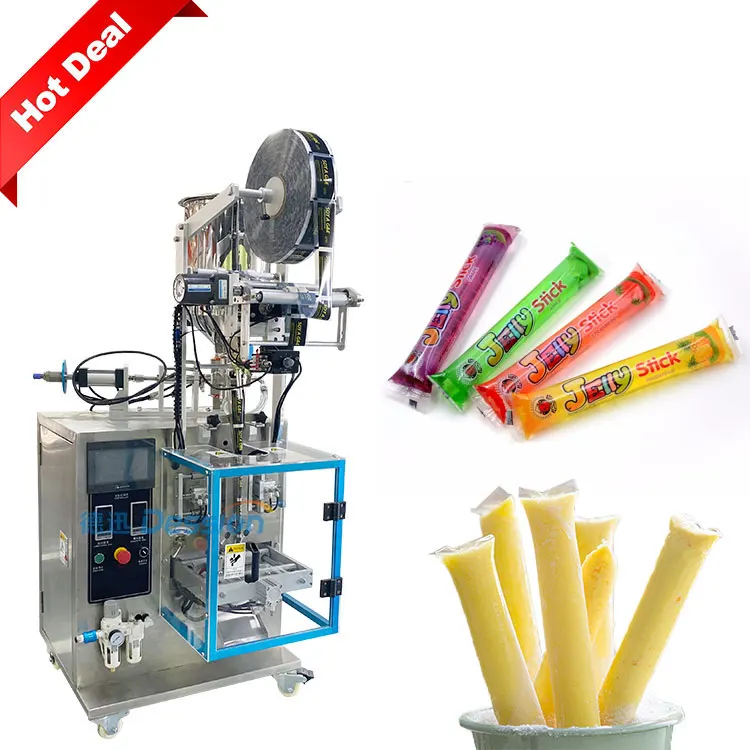 High speed fruit juice ice lolly packing machine jelly stick sachet ice candy milk packing machine
