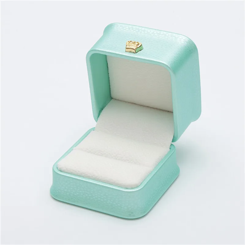 Factory luxury Custom Jewelry packaging box blue ring Box for jewelry gift