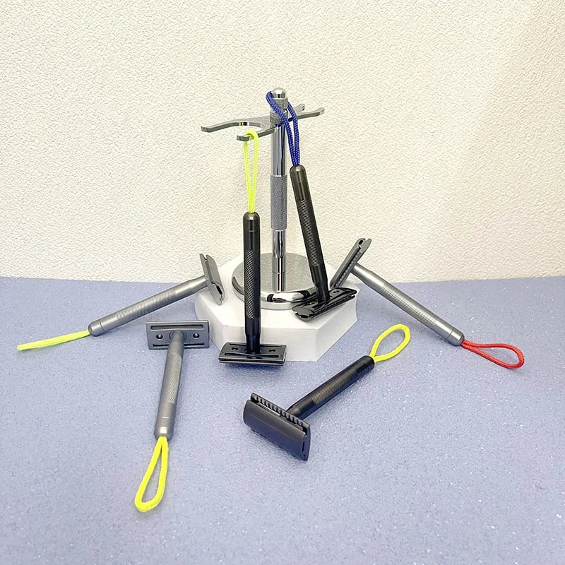 Eco Friendly Metal Razor Metal Shaving Razor Brass Handle  Double Edge Shaving Razor