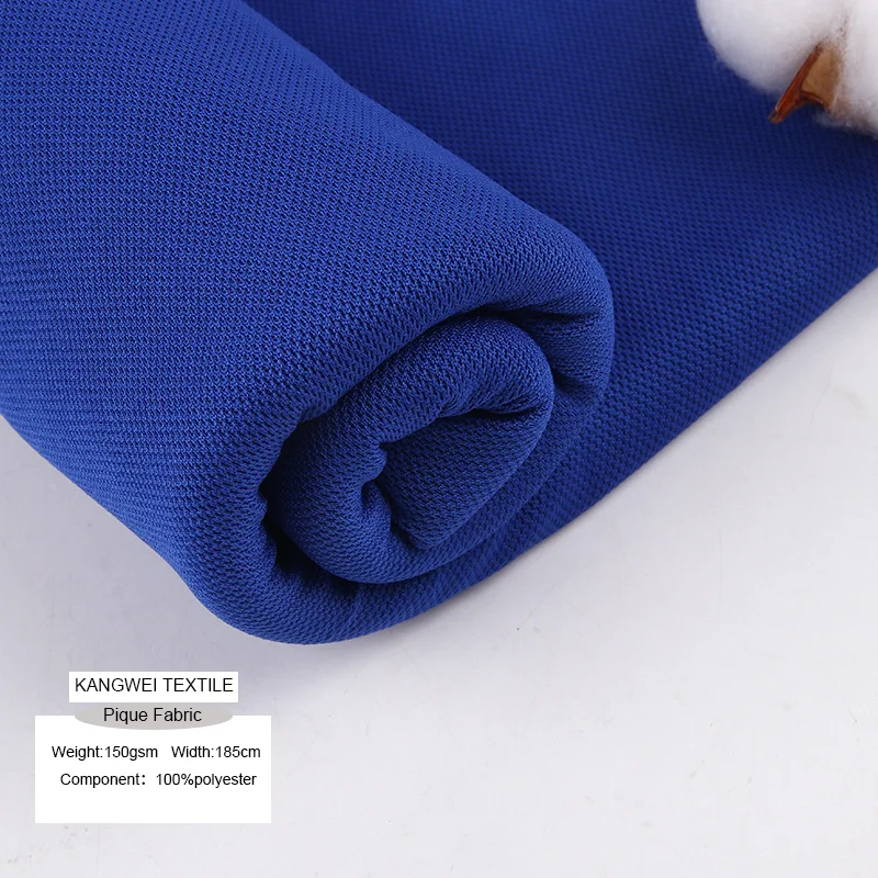 Ткани для рубашки поло Pique ткань спортивной одежды активная одежда футболки