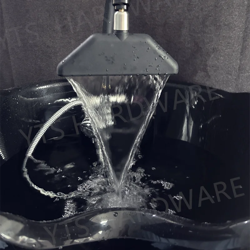 Hot Sale Hair Salon Water Circulation Head Therapy Shower With Pillow For Shampoo Bed Hairdressers Salon Shower Equipment