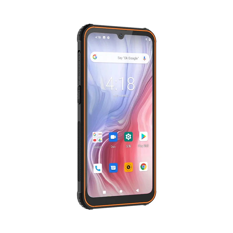 Cheapest RAM 4GB+ROM 128GB 5100mAh Big Battery Smartphone waterproof and dustproof mobile phoneslim IP68 U-Notch rugged Phone