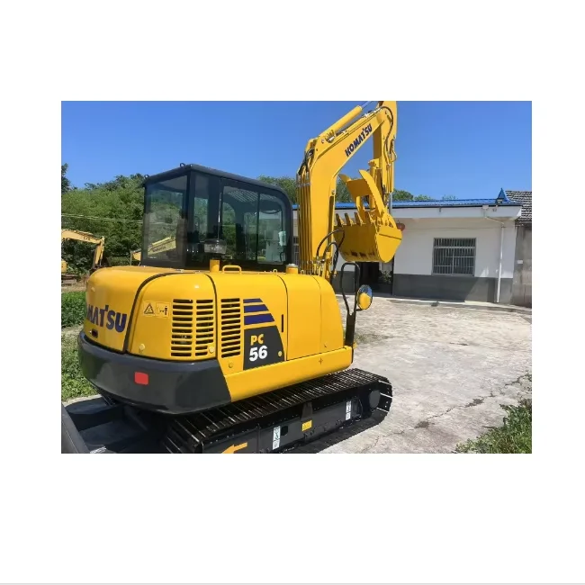 Used Komatsu PC56 Excavator Good Condition 5 Ton Operating Weight Engine Original Japan also Selling PC30 PC35 PC55 Excavators