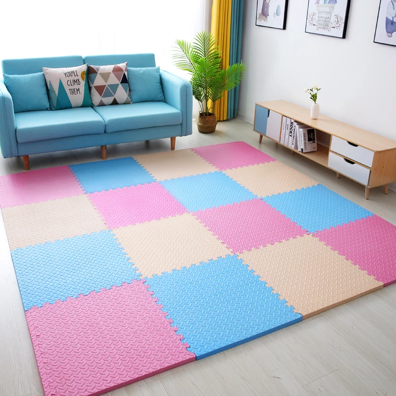Manufacturer colorful non toxic eva foam puzzle mats children large baby kids play puzzle crawling mat