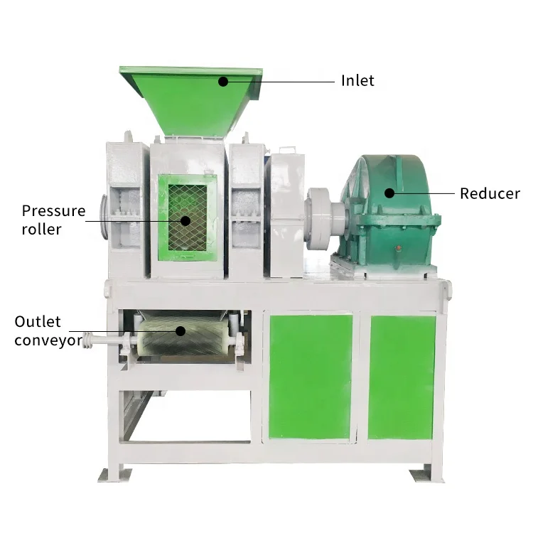 Dry Powder Briquette Manganese Briket Hydraulic Press Calcium Oxide Carbon Powder Fine Coal Briquetting Machine