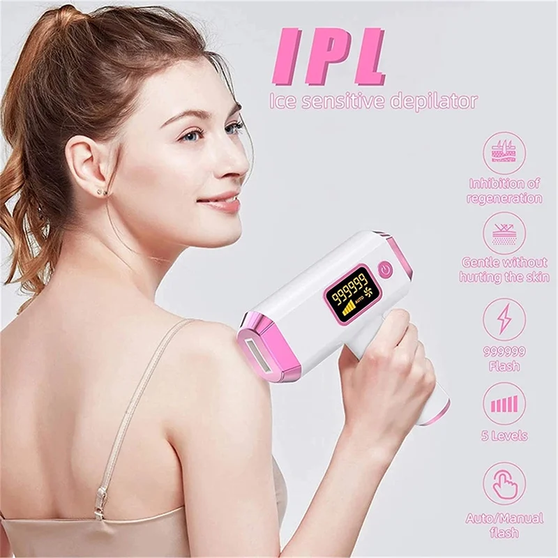Portable ipl hair removal home, High efficiency hair removal,permanent Mini epilator ipl Laser hair removal device