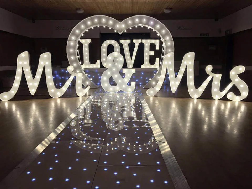 China Hot Sale 3D Starlit  Time Tunnel DMX Flashing Led Dance Floor Lights White Star Wedding Dance Floors
