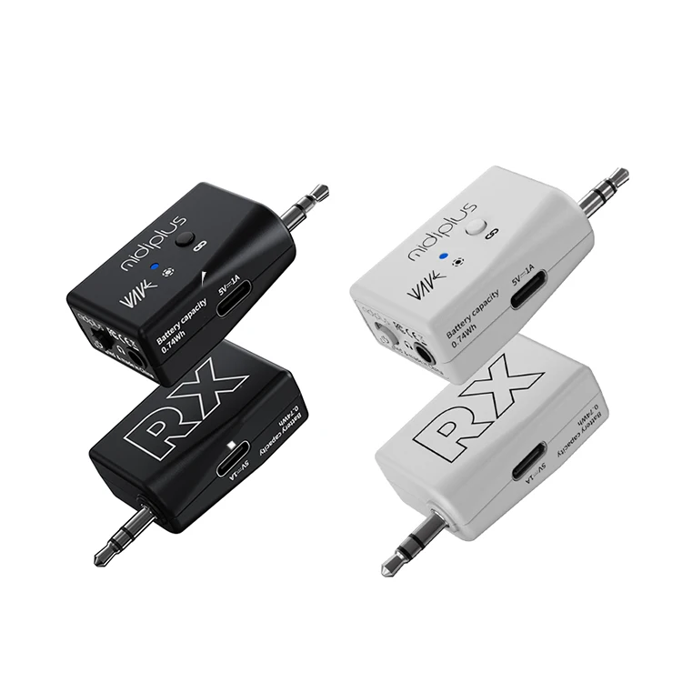 Midiplus Wave 2.4 GHz Electric Blowpipe Wireless Transmitter Receiver Musical Instrument Bluetooth Connection Cable Transceiver