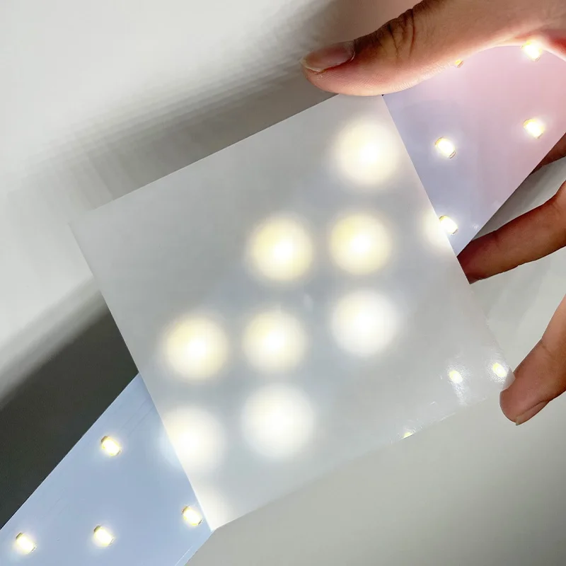 JIAPIN Milky White Color Customized PET Sheet and Film High Light Transmittance