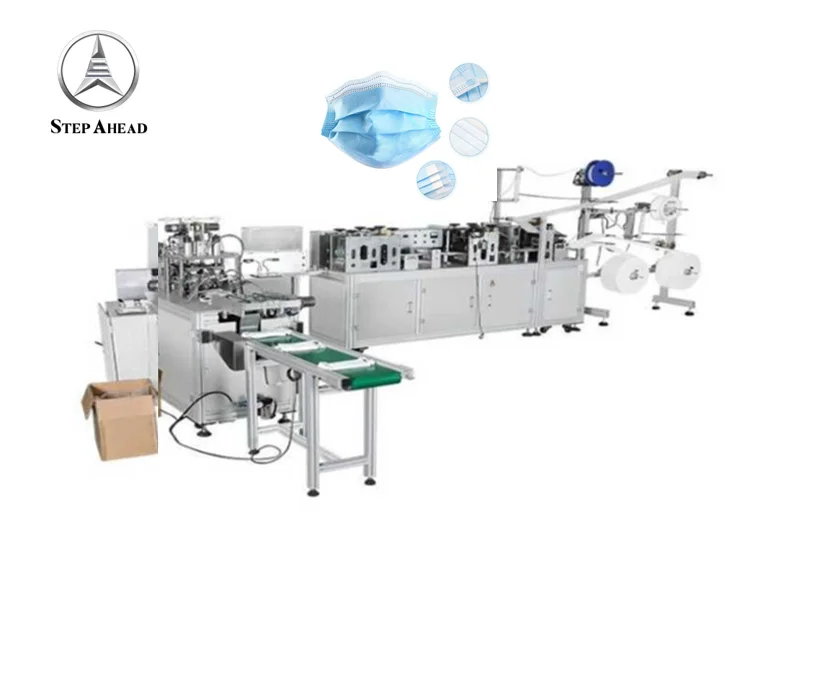 High Stability 3Ply Mask Making Plant Disposable Medical Face Mask Making Machine Automatic Mask Equipment Production Line