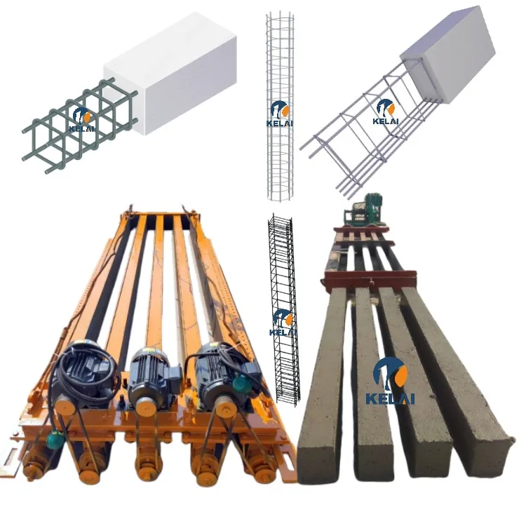 Reinforcement cage Precast Concrete Beam post column making Machine