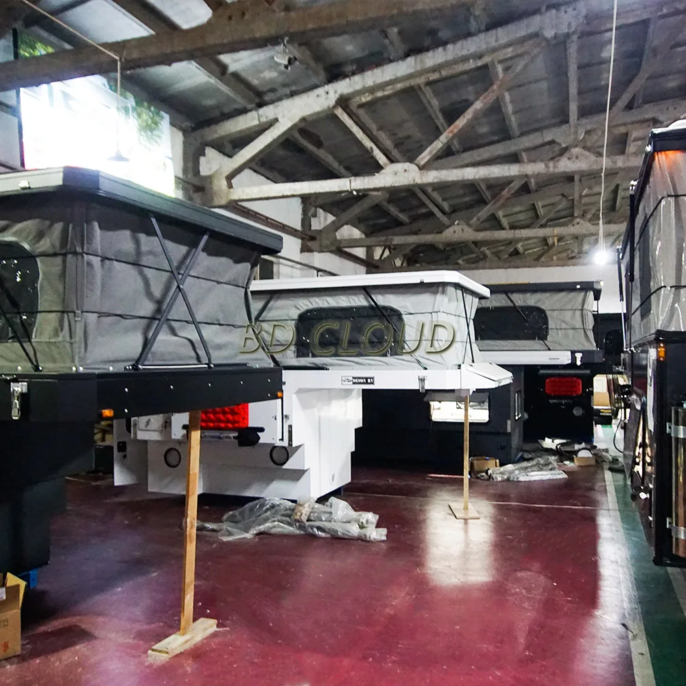 BD CLOUD Pickup Truck Bed Camper Off Road Pop Up Truck Camper Slide In Expedition Truck Camper