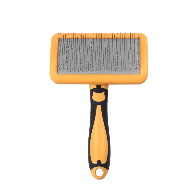 PET Slicker brosses PET Pin Curved Slicker Brush for Dogs and cats Professional dog slicker brush with Comfort Grip