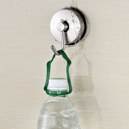 Крючки из нержавеющей стали SUS 304 на вакуумной присоске для ванной комнаты, держатель для душа, крючок для пальто и полотенец