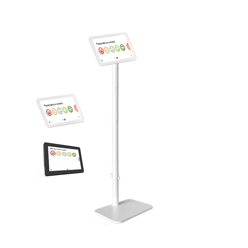 Android Customer Feedback Management System desktop All in One Touch Service Rating Terminal real time customer feedback