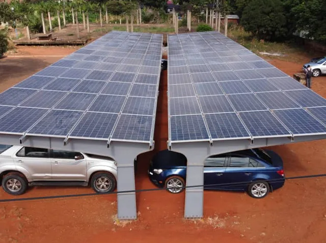 solar pv carport mounting system/carport construction/car parking mounting structure