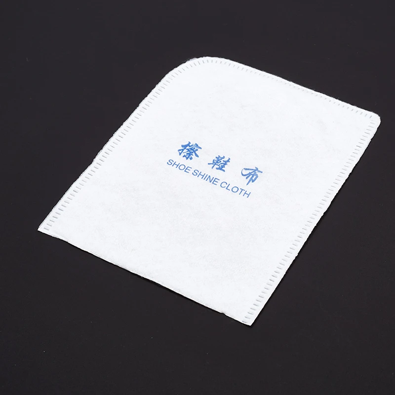 Disposable Wholesale Hotel Supplies Custom Shoe Shine Cloth White Hotel Shoe Mitt