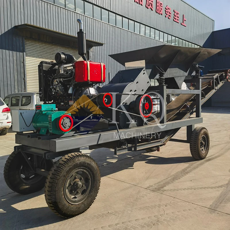 South African Gold Ore Hammer Mill Crusher Metal Shredder Hammer Crusher In Sand Production Line