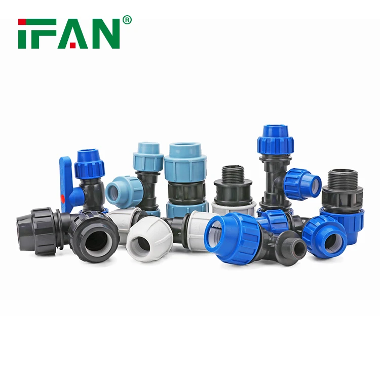 Фитинг для труб IFAN хорошего качества JIS K6760 HDPE 20-63 мм PN16 с наружной резьбой фитинг