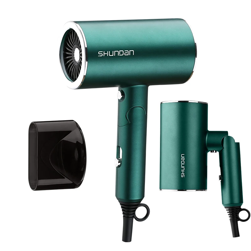1800W DC высокомощный складной портативный красочный профессиональный малошумный фен для салона