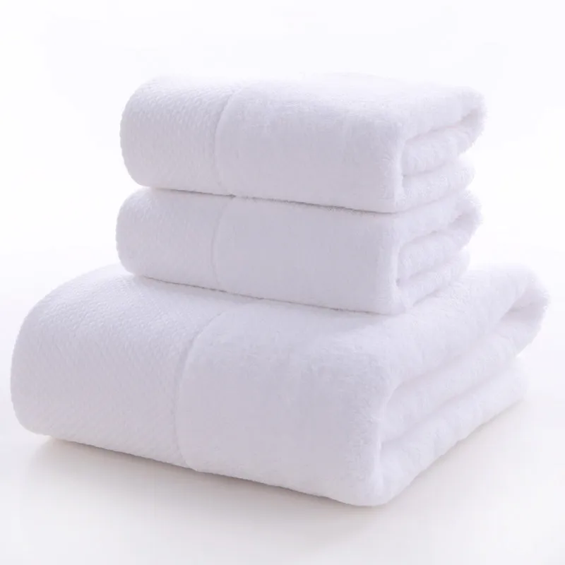 Custom Bath Towel Kit High Quality Hotel Towel White 100% Cotton Bath Towel Set For Hotel Spa