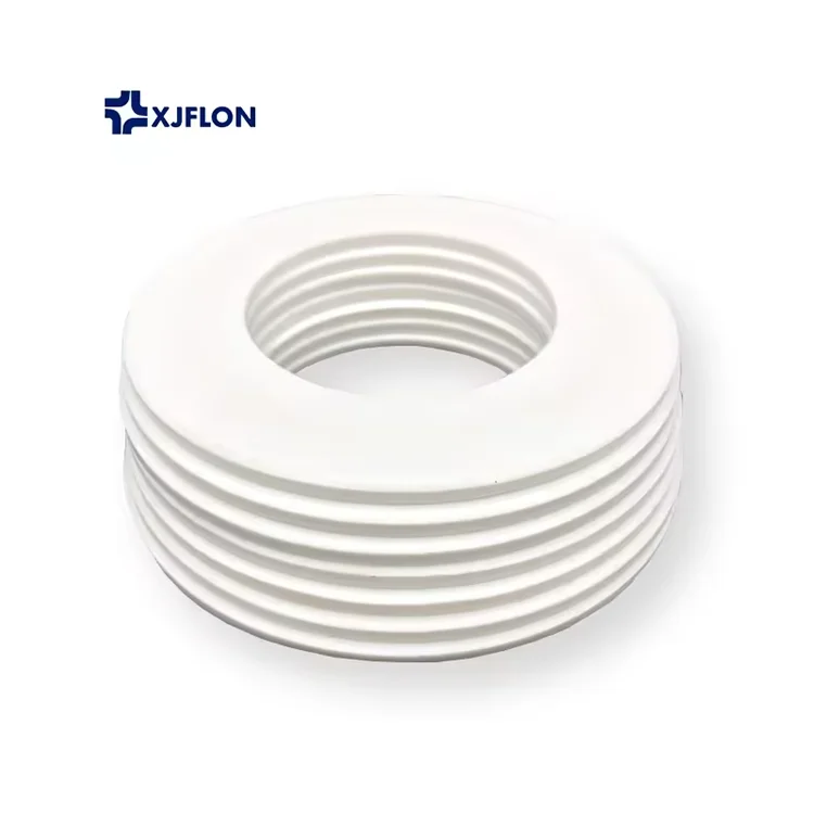 manufacturers custom white plastic ptfe flat gasket sheet O-ring sealing ring