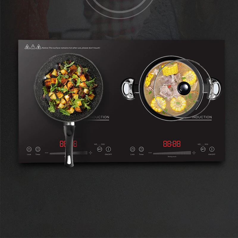 Factory Supplier Touch Control Built-In 4 Burners Ceramic Hob With Electric Infrared Coil Element