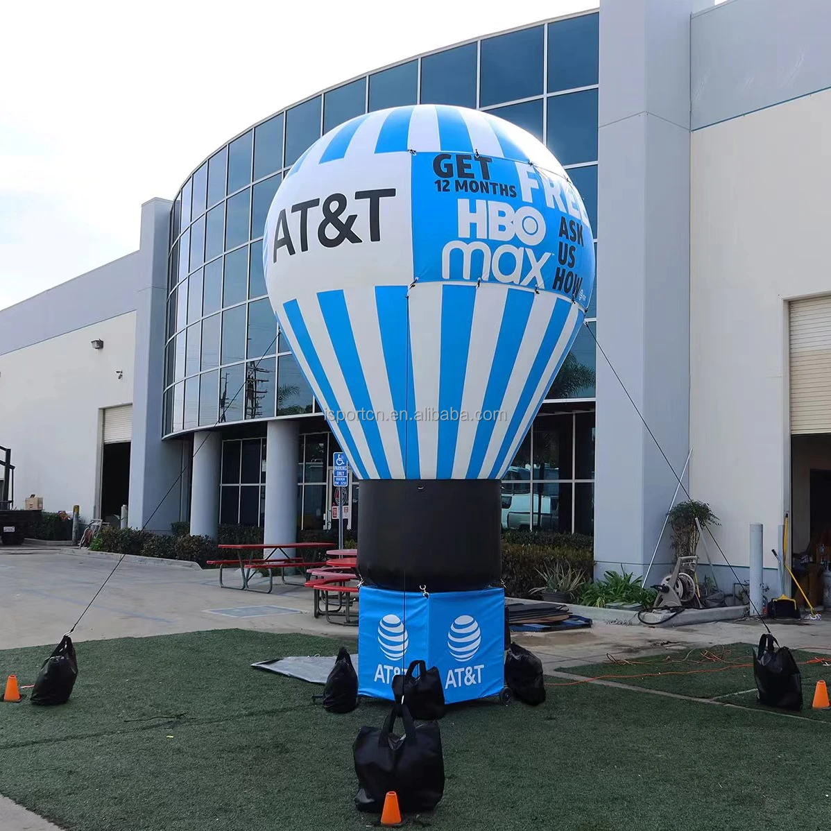 New Design Hot Air Advertising Inflatable Balloon Giant Roof Top Inflatable Balloon for Sale