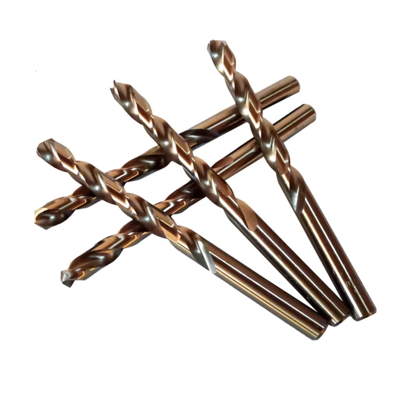 HSS M35 Straight Shank Fully Ground Cobalt Twist Drill Bit For Stainless Steel Metal Drilling