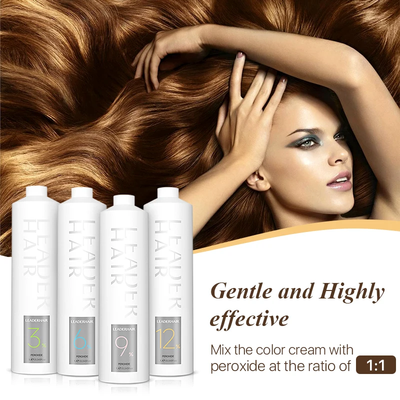OEM ODM Wholesale Professional Salon Use Hair Hydrogen Peroxide 3% 6% 9% 12% Hair Oxidant Developer Color Cream