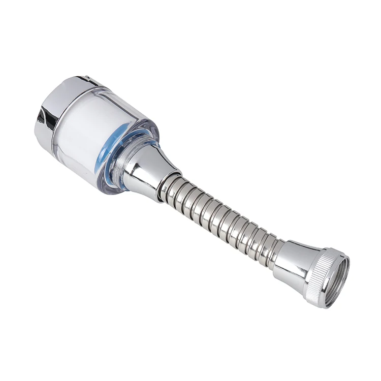 Pressure Boosting Adjustable Extension Water Saving Head Detachable Sink Sprayer Faucet Extender